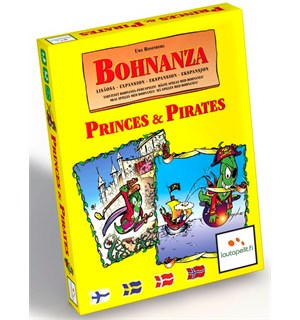 Bohnanza Princes and Pirates Kortspill Norsk 2 stk Frittstående Bohnanza spill 